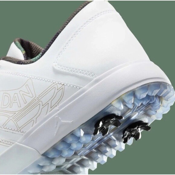 Nike Air Jordan NU Retro 1 Low G Golf Triple White-Camo Sz 11.5 New FZ4153-102 main image 6